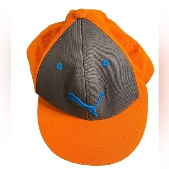Orange and gray Puma baseball cap size one size fits all - Picture 1 of 7